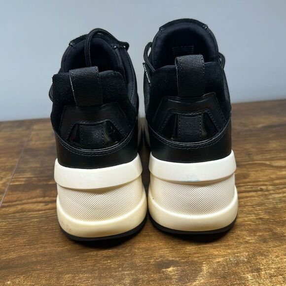 Michael Kors Olympia Extreme Trainers Black Sneakers Womens size 9.5 - Picture 6 of 10